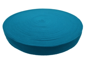 Polycotton backing tape 2 mm turquoise (D 549)
