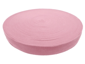 Taśma nośna polycotton 2 mm jasnoróżowa (D 552)
