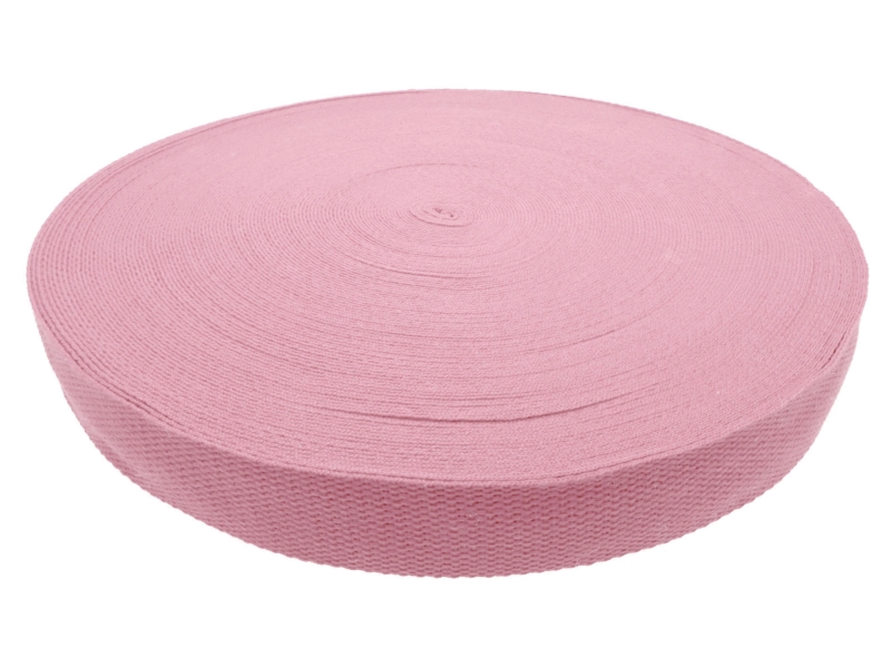 Polycotton tragband 2 mm licht rosa 552 pp 50 yd