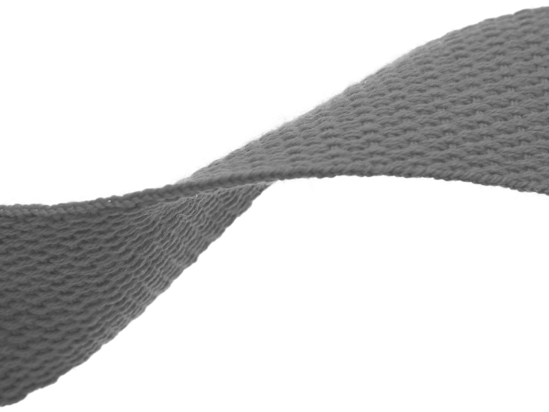 Polycotton webbing 2 grey 860 pp 50 yd