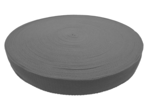 Polycotton backing strip 2 mm grey (D 860)