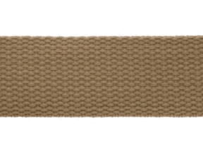Polycotton-Trägerband 2 mm dunkelbeige (D 894)