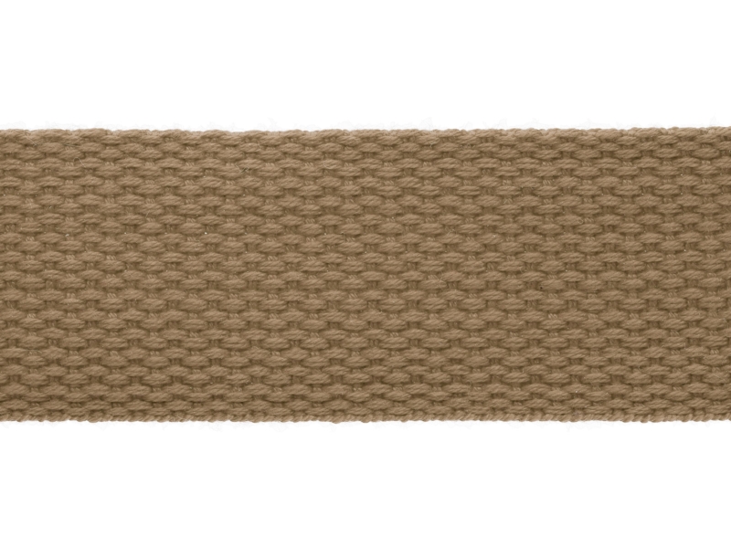 Polycotton popruh 2 mm tmavě béžová 894 pp 50 yd