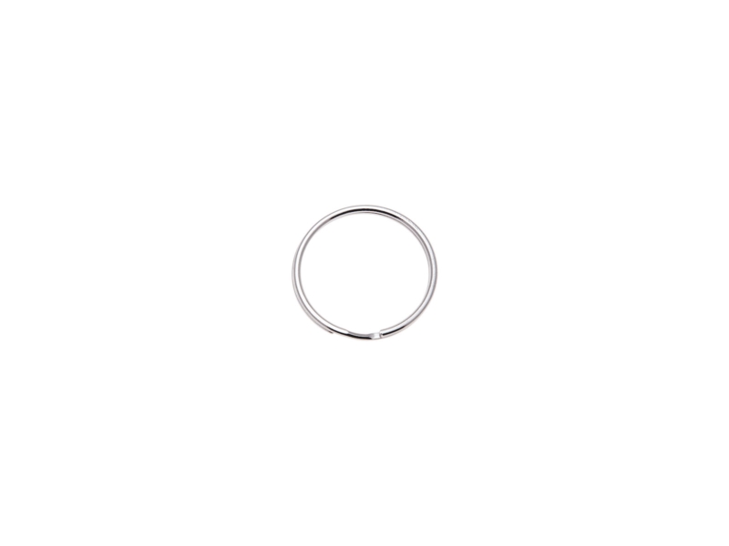 Kółko metalowe 16/1 mm nikiel spiralne