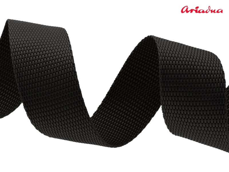 WEBBING  40 mm / 1,2 MM BLACK 580 PP 50 MB