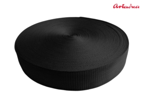 Polypropylen-Trägerband 40 mm / 1,2 mm schwarz (580)