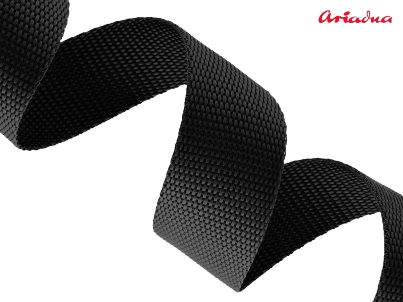 TRAGBAND ARIADNA 25 MM SCHWARZ 580 PP 50 LM
