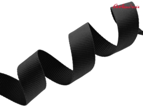 Polypropylene carrier tape 25 mm / 1.3 mm black (580)