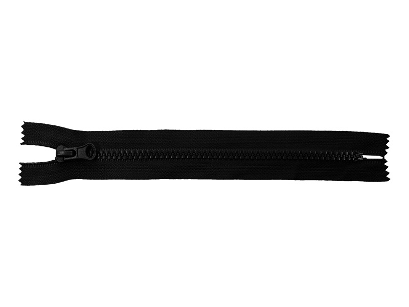 REIßVERSCHLUSS 5 NICHT TEILBAR 14 cm  (580) SCHWARZ 50 ST.