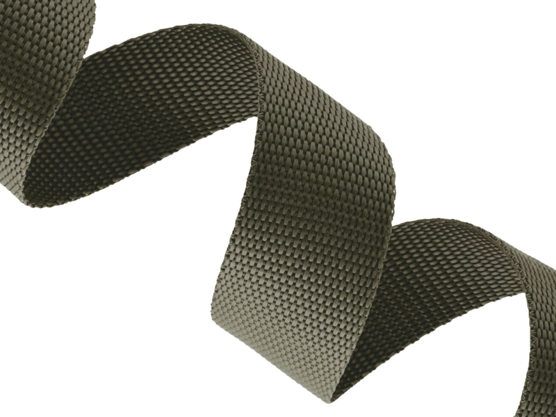TRAGBAND 25 MM / 1,25MM OLIVE 305 PP 50 LM