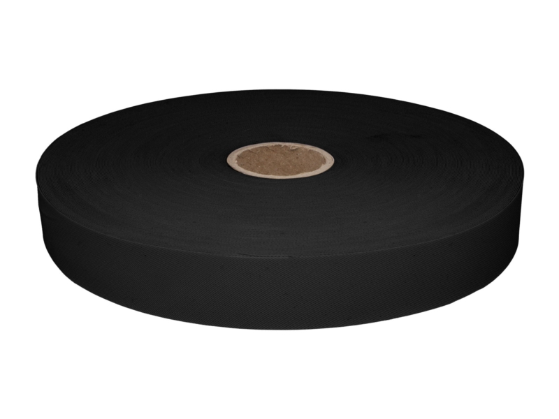 Ořezávací páska 25 mm černá 580 pes/pvc lesklá