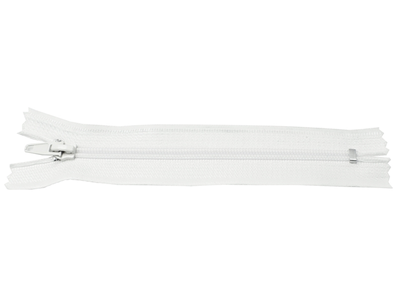 Spiral zip 5 non-separable auto lock 220 cm (501) white