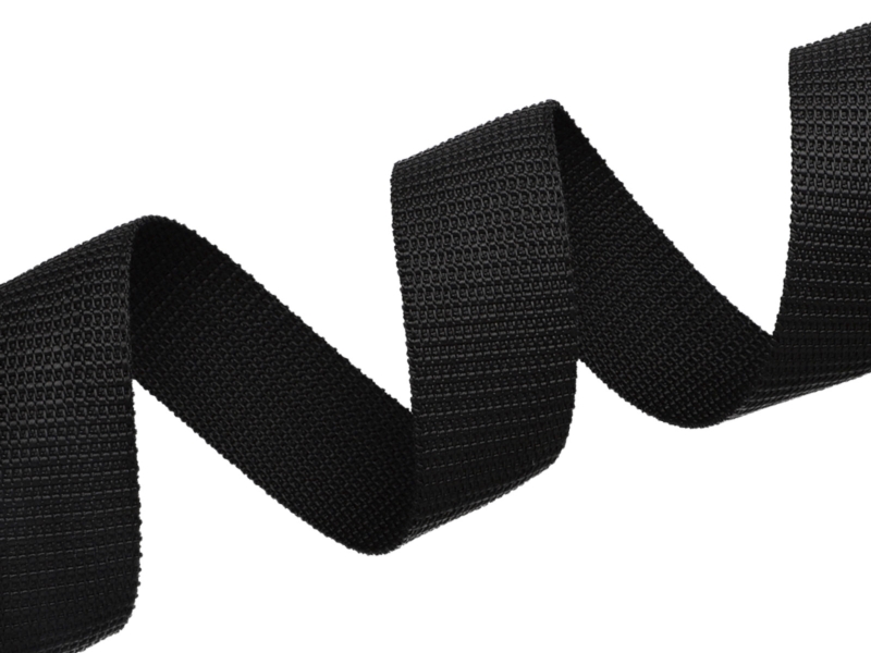 Roto polypropylene webbing 32 mm / 1.40 mm black (580)