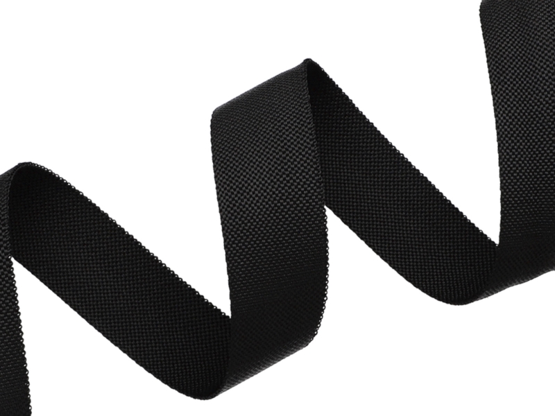 Jala polypropylene webbing 25 mm / 0.85 mm black (580)