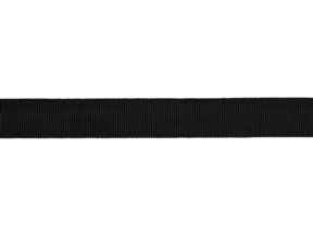 Polyester-Grosgrainband 20 mm / 0,60 mm schwarz (580)