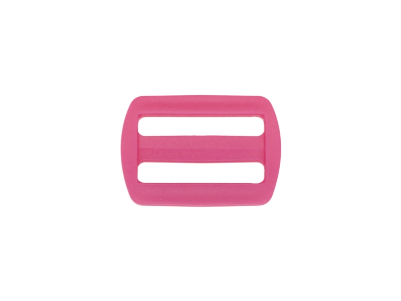 Plastic slide buckle 30/16 mm Ignacy pink 100 pcs