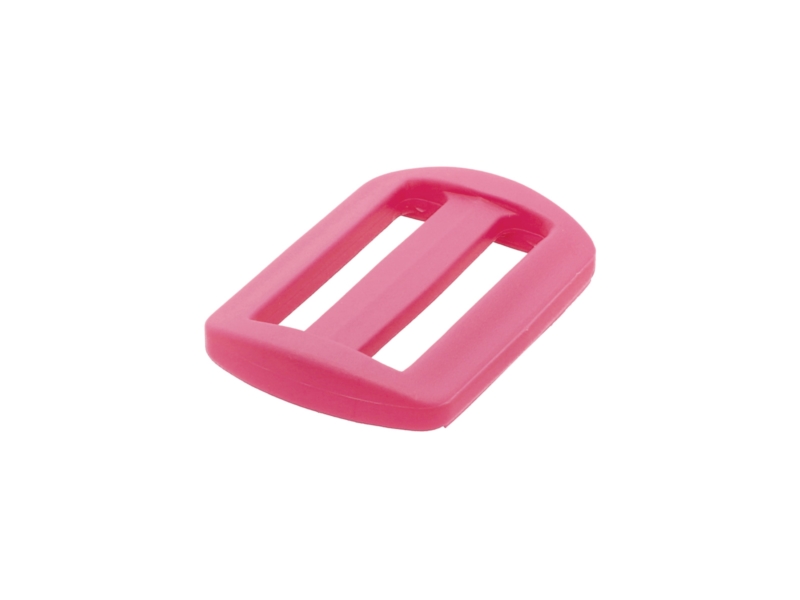 Plastic slide buckle 30/16 mm Ignacy pink 100 pcs