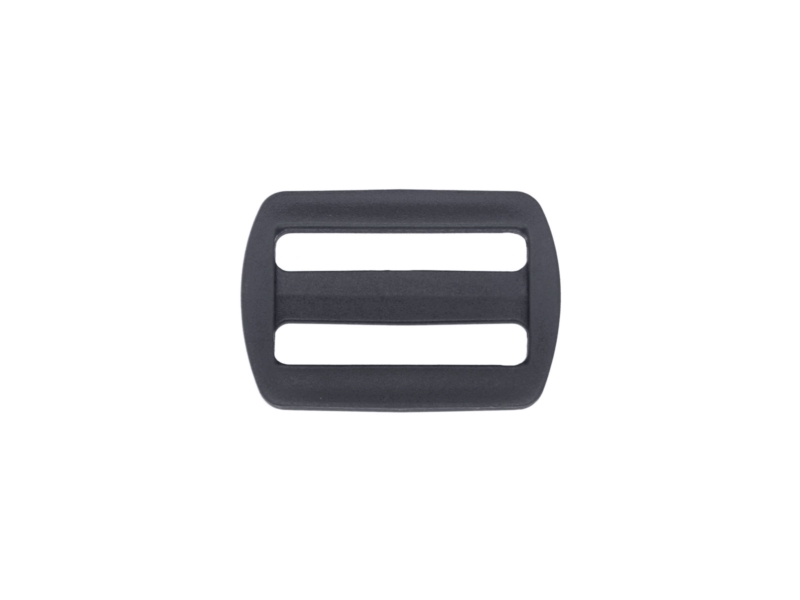 Plastic slide buckle 30/16 mm Ignacy grey 100 pcs