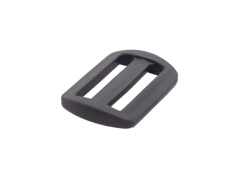 Plastic slide buckle 30/16 mm Ignacy grey 100 pcs
