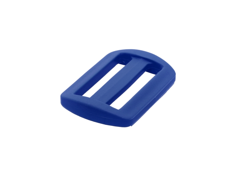 Plastic slide  buckle 30/16 mm Ignacy blue 100 pcs