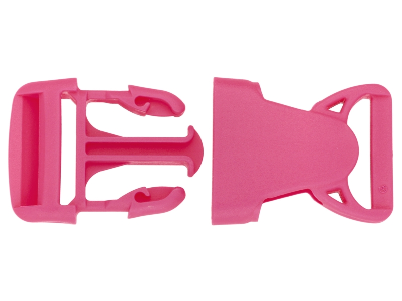 Plastic buckle 30 mm olga pink 100 pcs