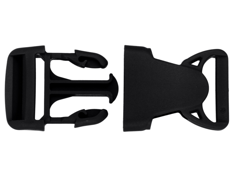 Plastic buckle 30 mm olga black 100 pcs