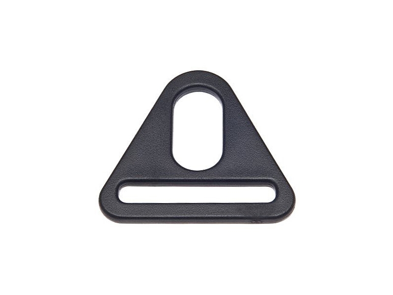Plastic triangle 38 mm black 100 pcs
