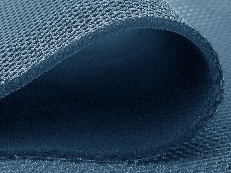 KNITTED MESH BLUE 210 G/M2 150 CM 25 MB