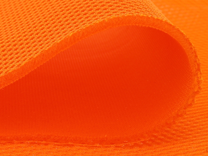 KNITTED MESH ORANGE NEON&nbsp210 G/M2 150 CM 25 MB