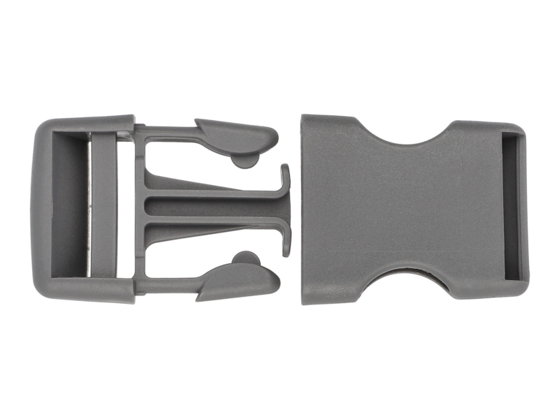 Plastic buckle 30 mm laura grey 100 pcs
