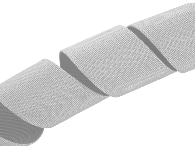 Grosgrain Webbing 50 mm (336) light gray