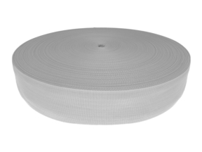 Rypsová stuha 50 mm světle šedá (336)