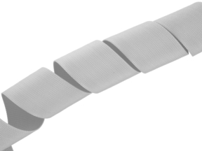 Rypsová stuha 50 mm světle šedá (336)