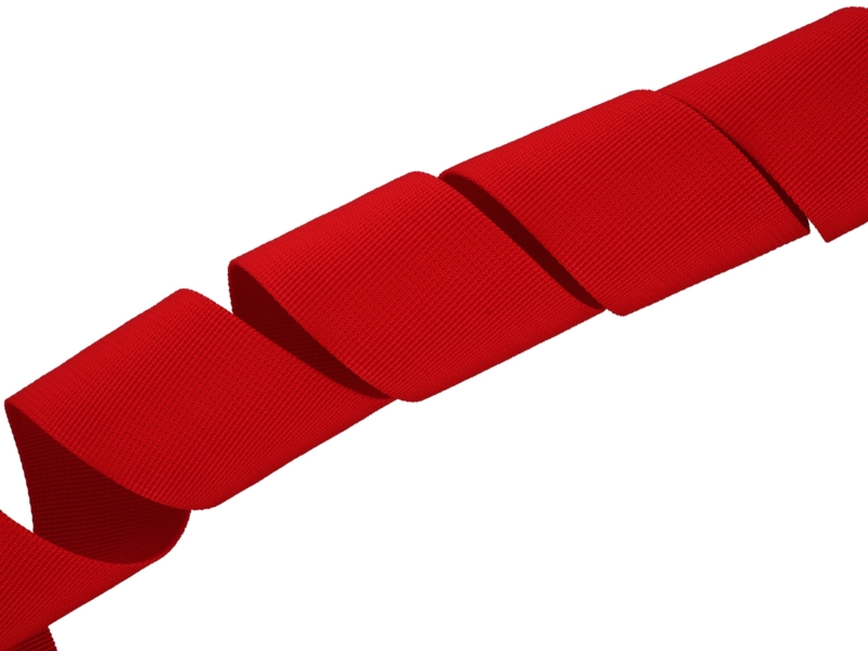 Rips-Trageband 50 mm (171) Rot