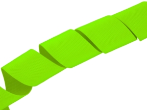 50 mm rypsová stuha (1003) neonově limetkově zelená