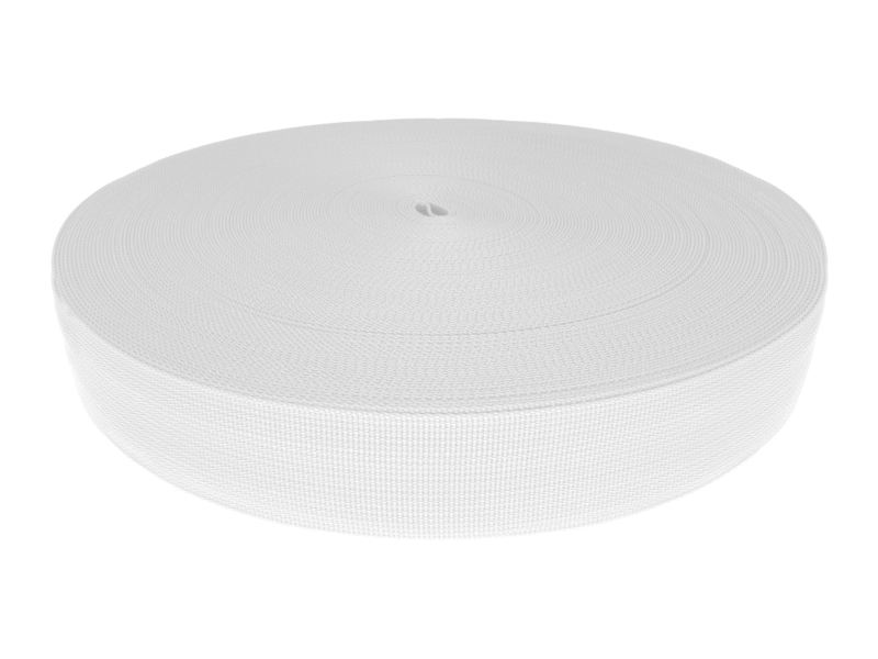 Grosgrain Webbing 40 mm (501) white