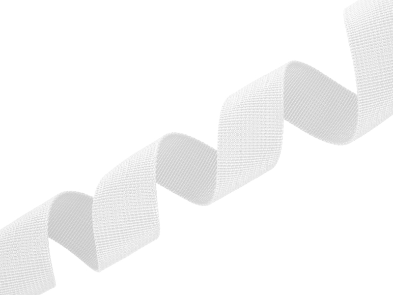 Grosgrain Webbing 40 mm (501) white