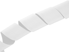 50 mm grosgrain ribbon white (501)