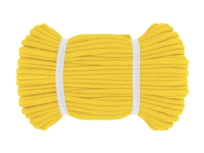 Sznurek bawełniany 8 MM jasnożółty (1605)