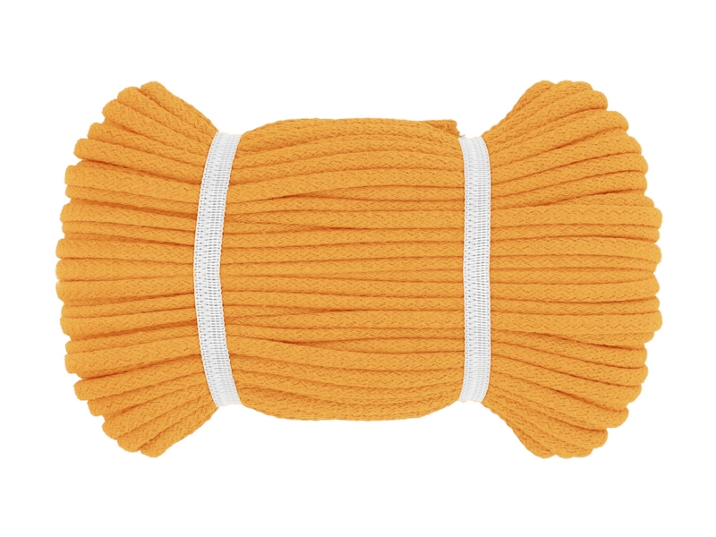 Sznurek bawełniany 8 MM żółty (1606)