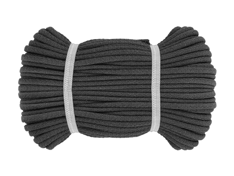 COTTON TWINE 1610 ANTHRACITE 8 MM 50 MB
