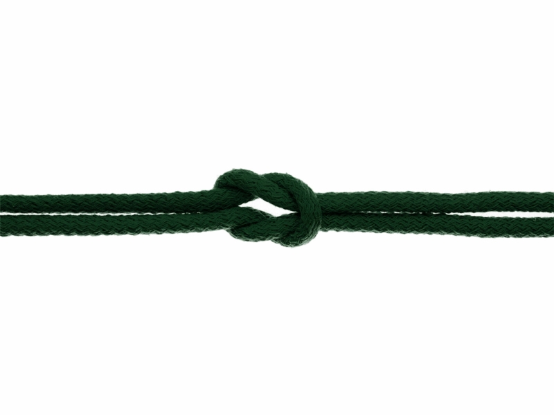 Sznurek bawełniany 8 MM ciemnozielony (1617)