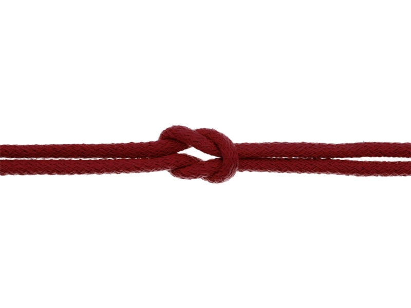 Sznurek bawełniany 8 MM bordowy (1622)