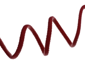 Cotton cord 8 MM maroon (1622)