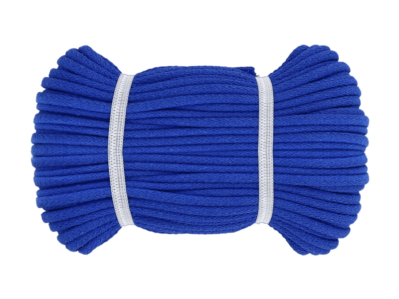 Sznurek bawełniany 8 MM chabrowy (1625)
