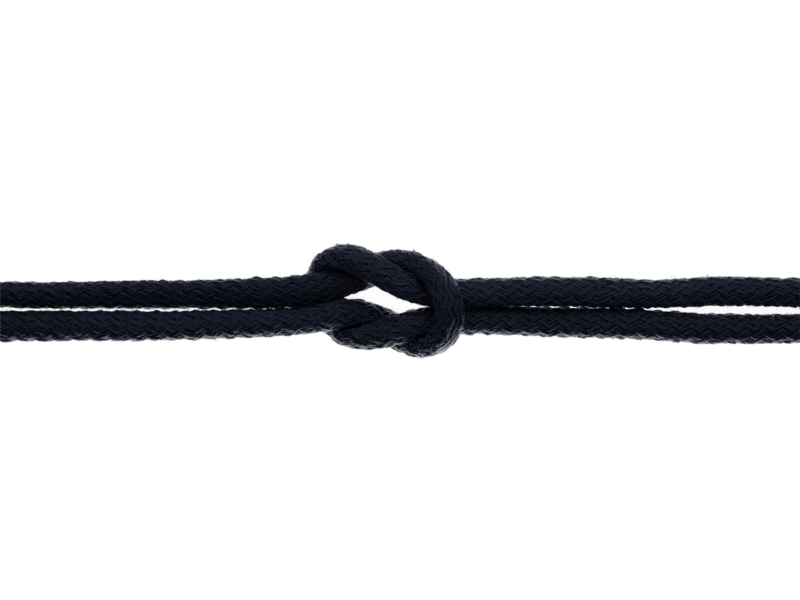Sznurek bawełniany 8 MM granatowy (1628)