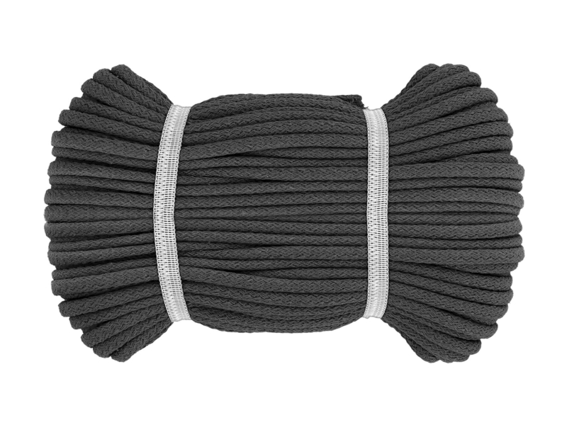 Sznurek bawełniany 8 MM szary (1633)