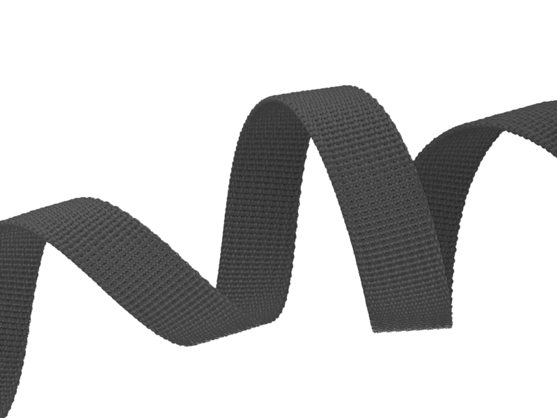 TRAGBAND P10 10 MM ANTHRAZIT 916 PES  