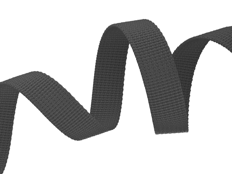TRAGBAND P10 15 MM ANTHRAZIT 916 PES 
