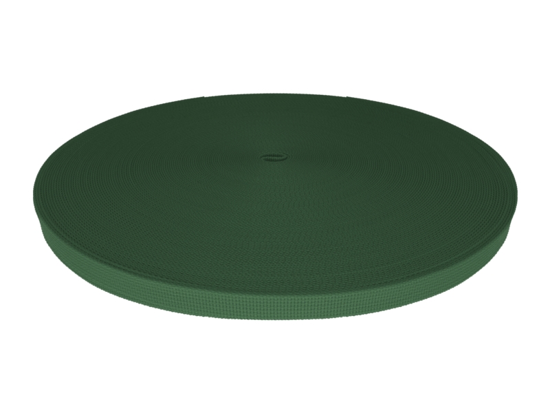 WEBBING TAPE P10 15 MM 153 DARK GREEN PES 